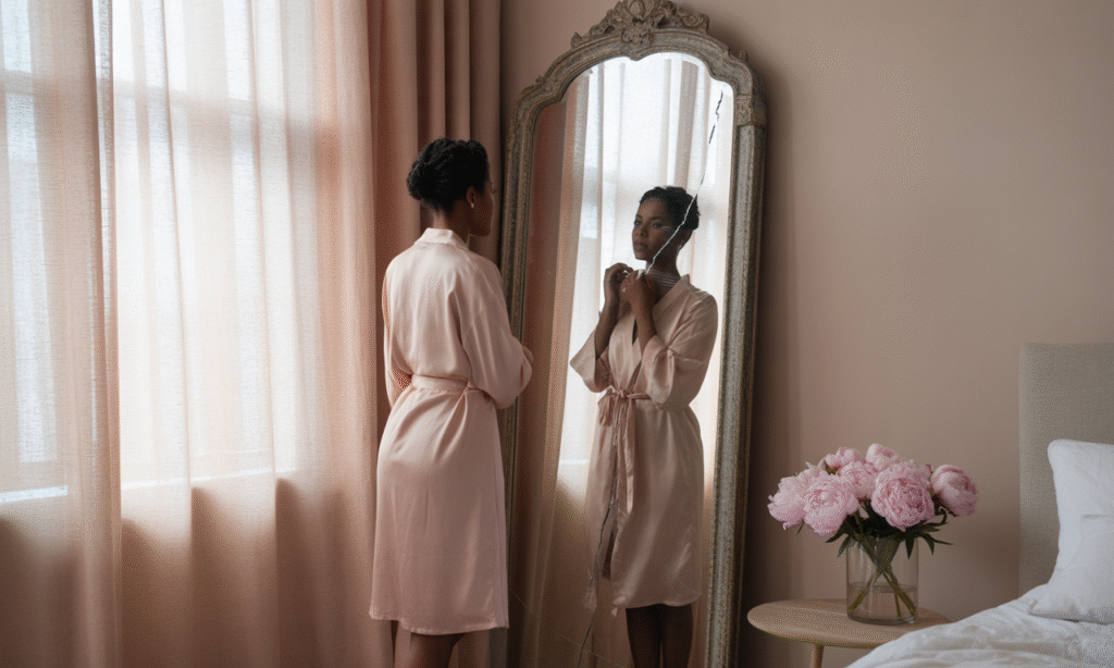 Cracked mirror reflecting a distorted self-image, representing internalized emotional labels