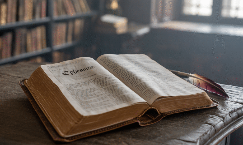 Open Bible highlighting verses about identity and worth in God