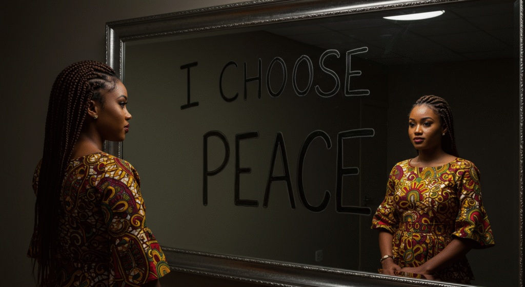 Spouse reclaiming self-worth and emotional clarity after setting boundaries in a one-sided marriage.