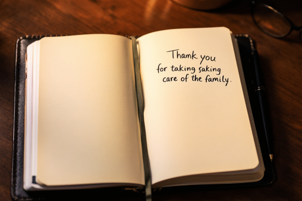 Gratitude journal listing spouse’s daily kind gestures, fostering emotional connection