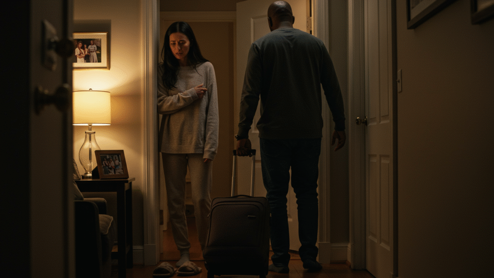 Married couple dancing in the kitchen, showing joy rediscovered in everyday moments after choosing to stay