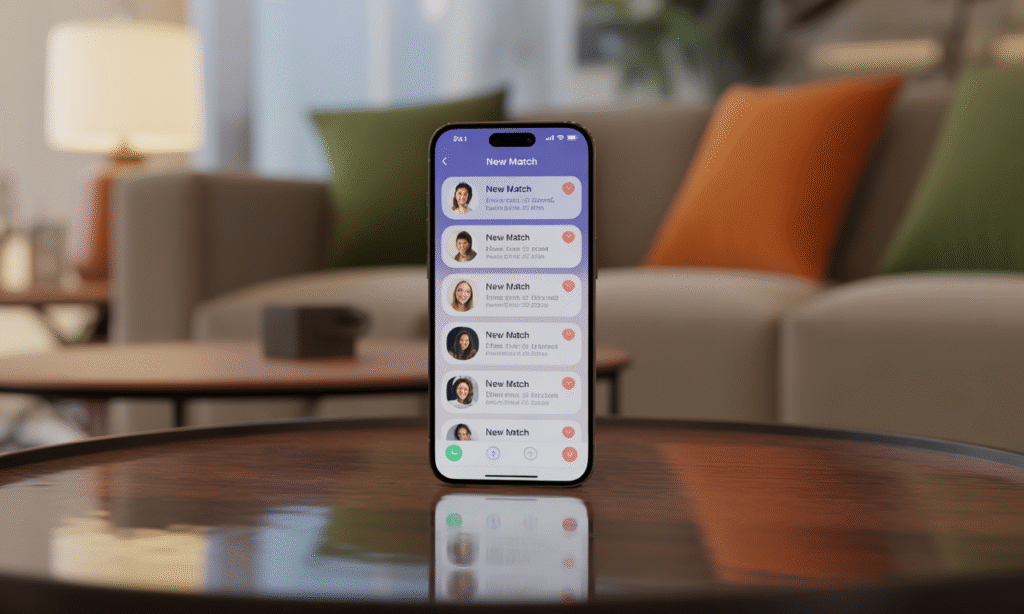 Phone screen with dating app alerts, representing the temptation to exit marriage for an easier, more exciting option