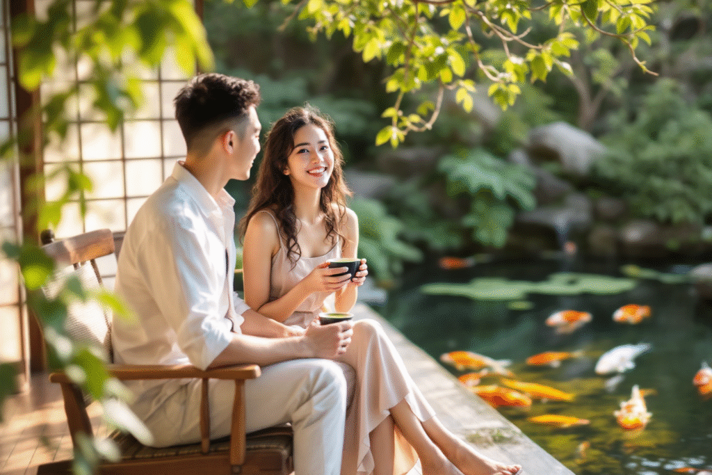 Spouses enjoying a quiet moment of connection, strengthening their emotional bond