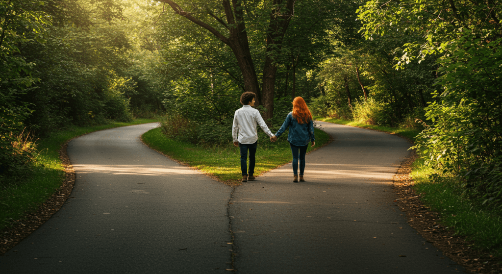 Aligning values and walking forward together in marriage.
