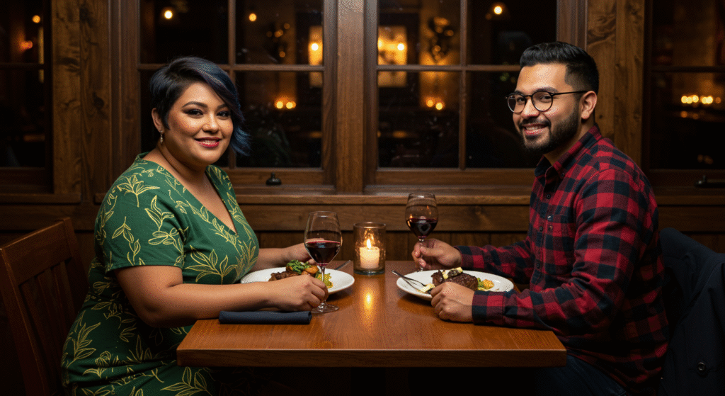 Intimate dinner setting symbolizing deep marital connection.