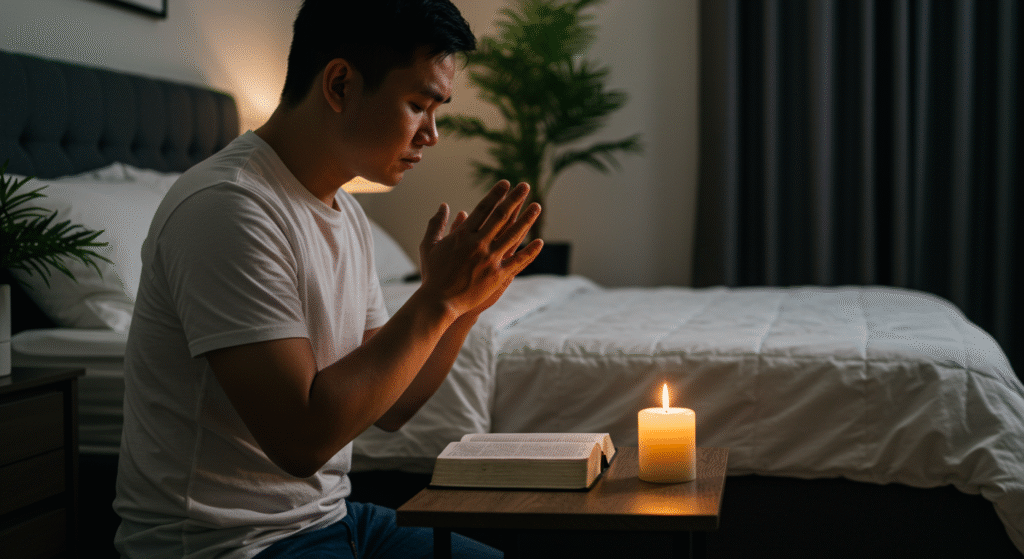 Praying for emotional healing and spiritual breakthrough in a struggling marriage
