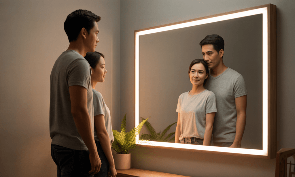 Married couple reflecting on what their daily actions reveal about their real commitments.