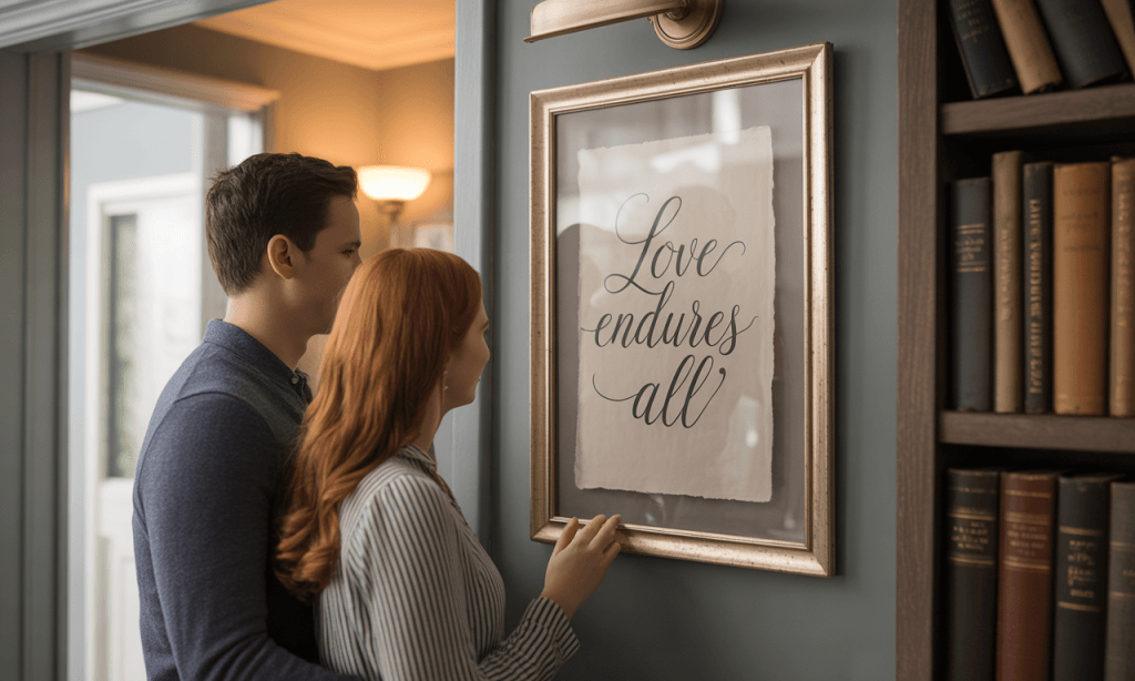 Married couple honoring their vows as a foundation for sacred standards