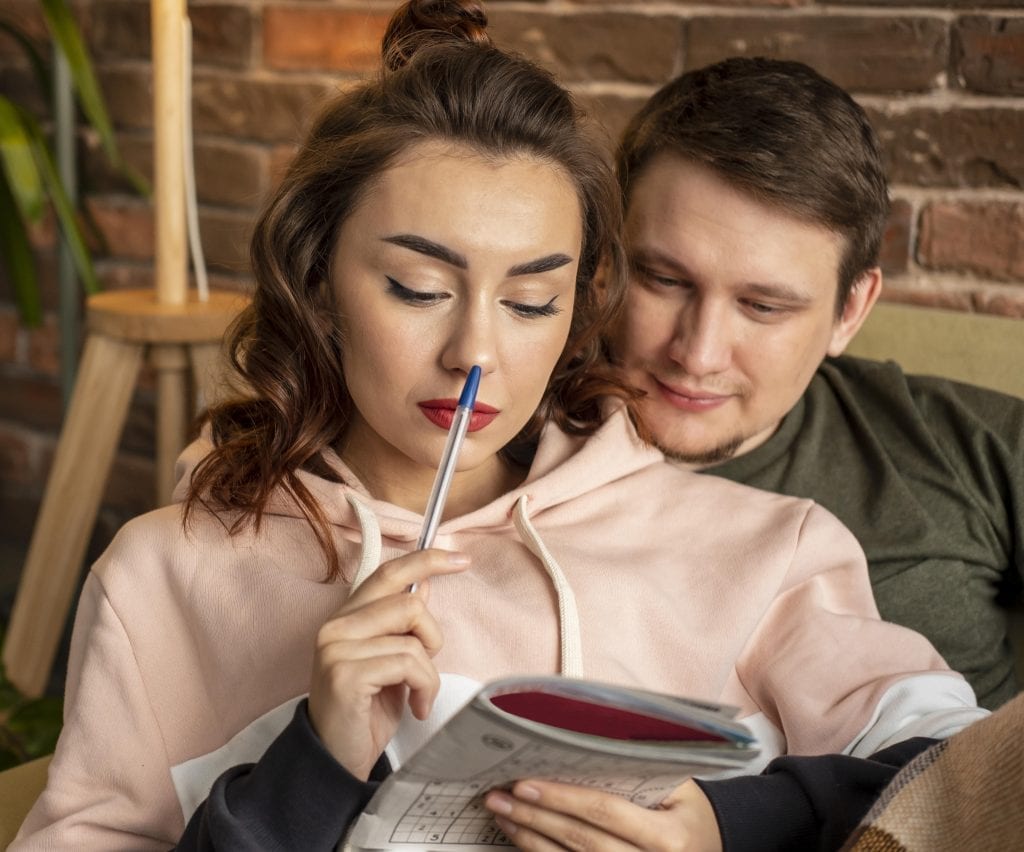 Partners reviewing marriage promises, emphasizing the heart behind raising standards