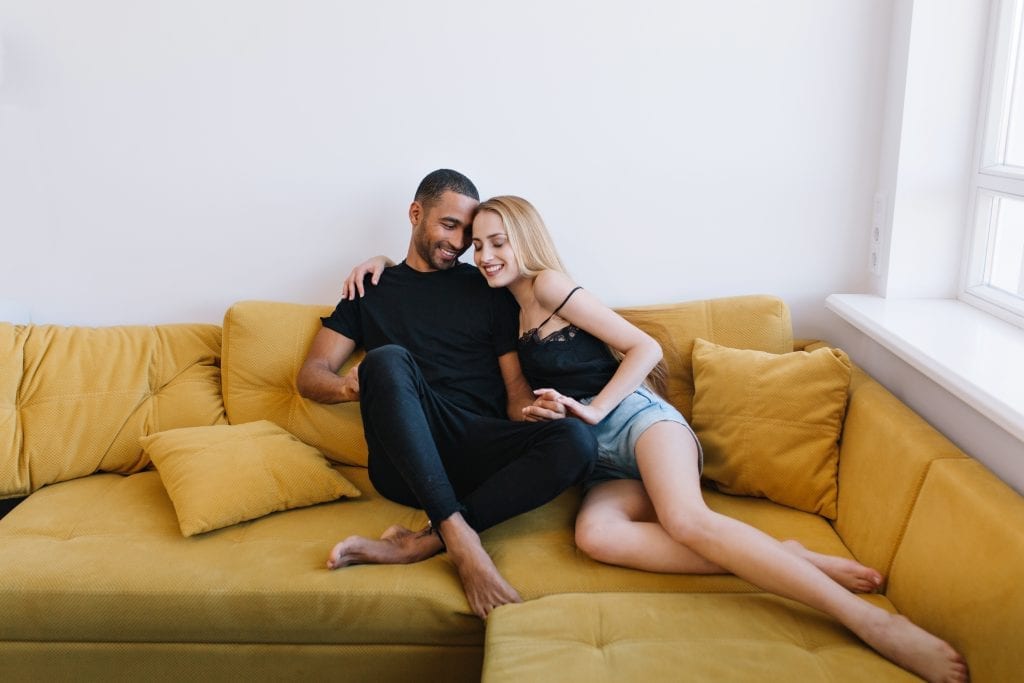 Physical closeness symbolizing comfort and affection in everyday moments