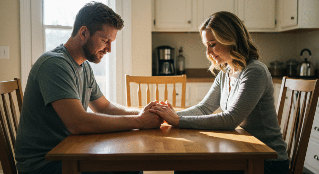 Couple aligning their marriage with spiritual purpose and shared mission
