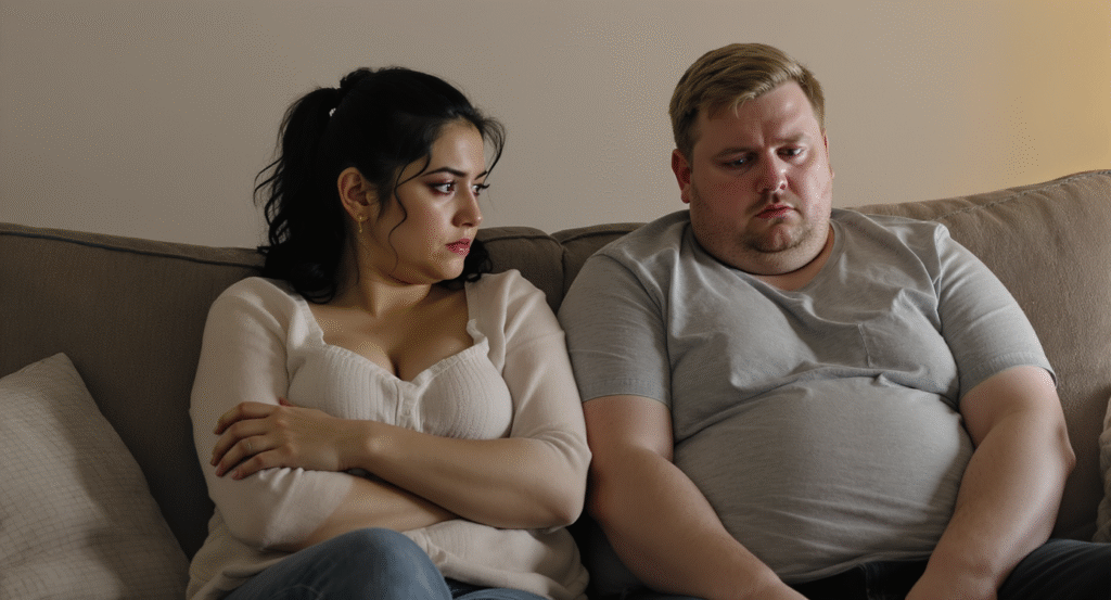 Tension in a relationship caused by emotional outbursts and misdirected anger