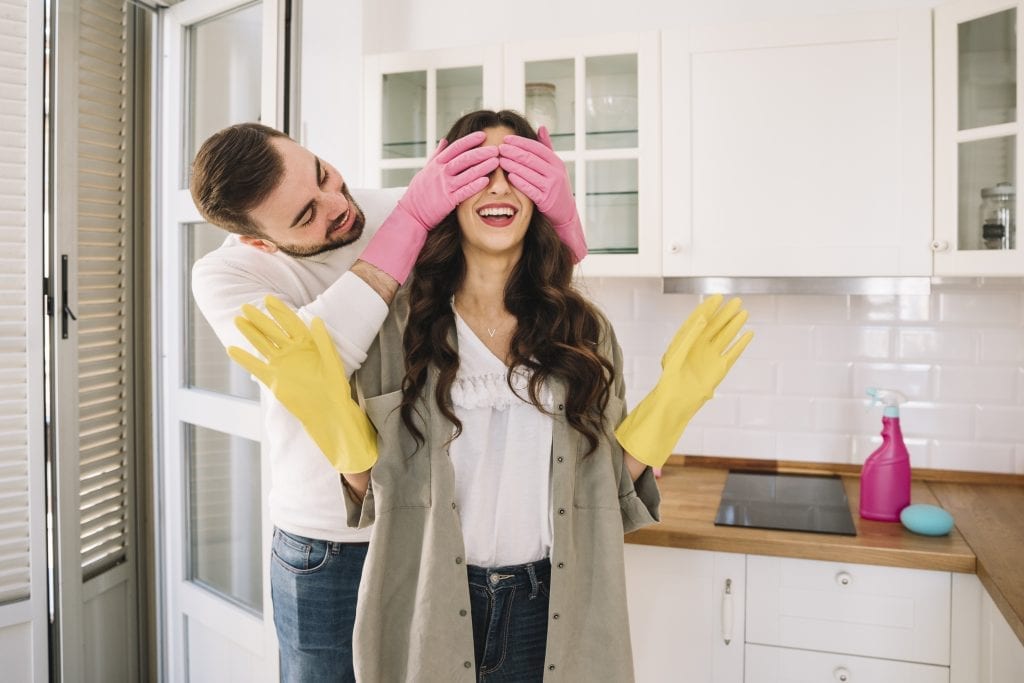 Ordinary shared moment reinforcing intimacy and emotional connection in a marriage