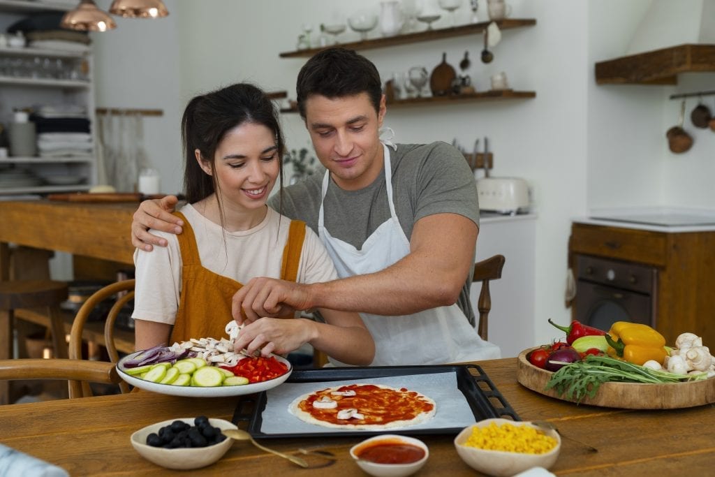 Couple choosing to invest in their relationship through shared everyday moments.