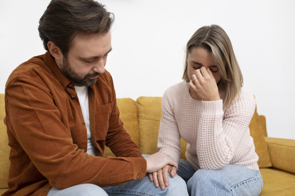 Honest and vulnerable communication in a strained marriage