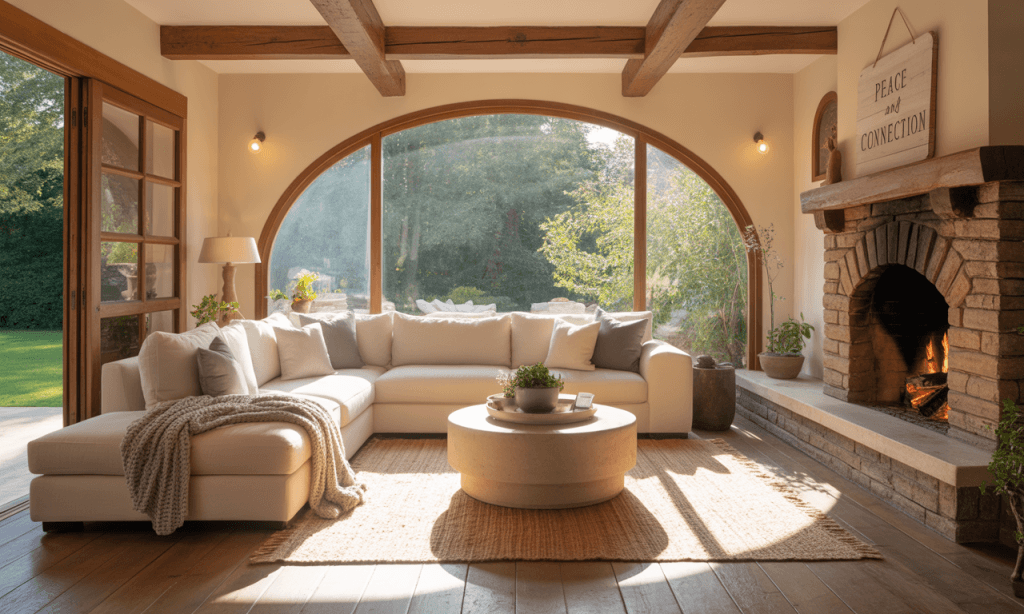 Peaceful home environment representing the emotional safety created by high standards in marriage