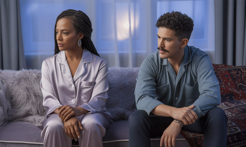 Married couple feeling disconnected after the early passion fades