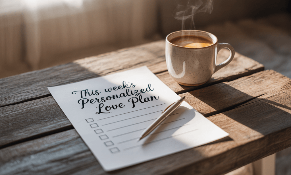 Marriage action plan for customized connection and communication