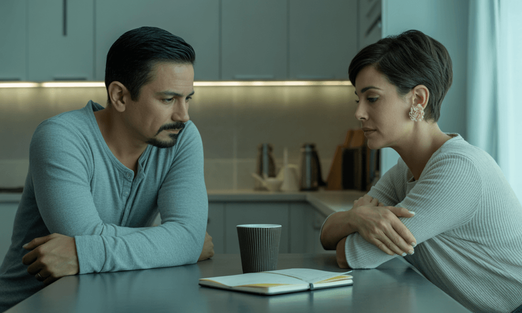 Married couple stuck in routines that prevent growth.