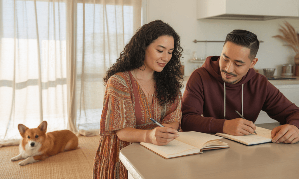 Married couple building honest habits through daily check-ins