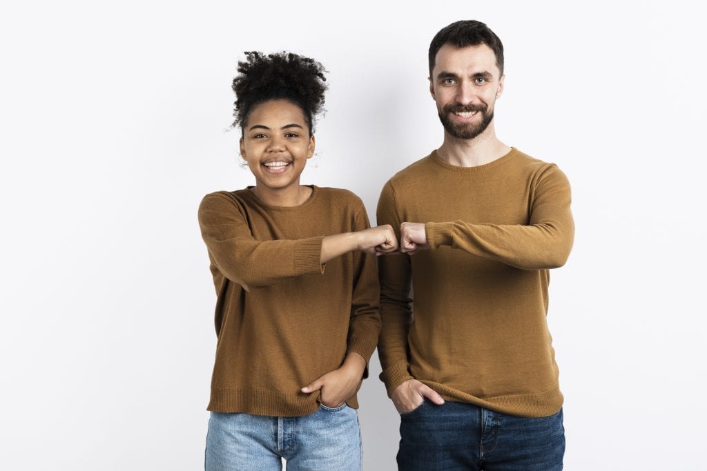 Married couple showing teamwork and unity after tension, representing partnership during emotional pain.