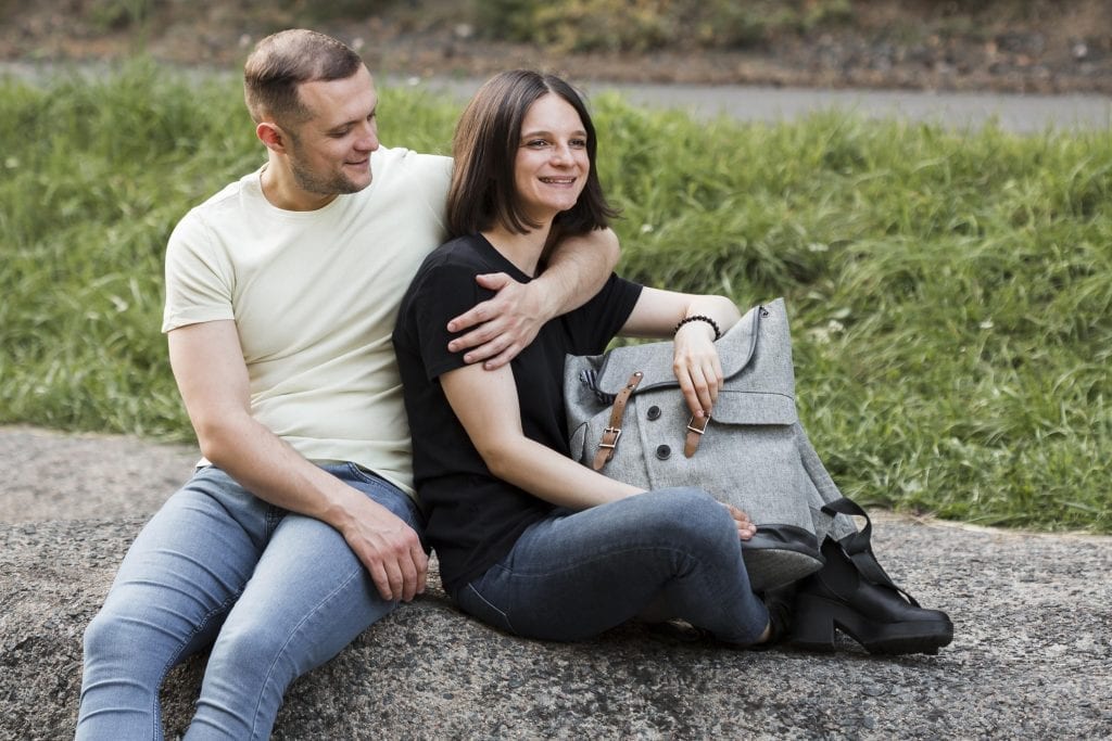 Married couple enjoying a moment of reconnection and intimacy built on mutual respect and emotional trust.