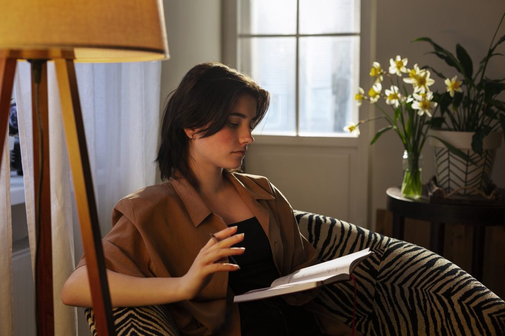 Spouse reflecting privately on their own actions, practicing ownership in love