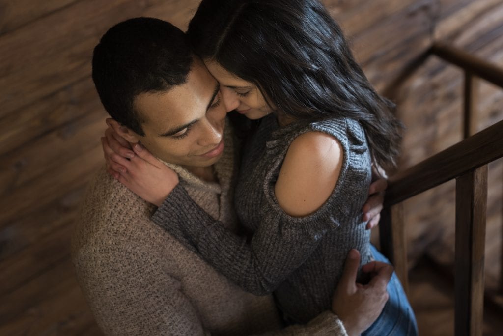 Intimate moment between spouses offering mutual emotional support during a season of pain and honesty.