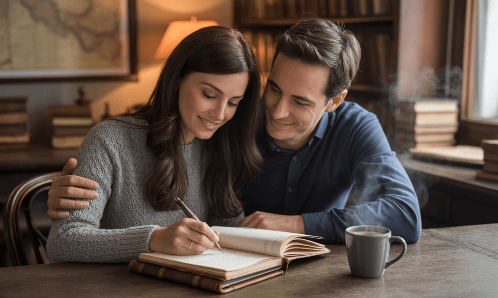 Spouses reconnecting with their purpose, highlighting the importance of a strong “why” in marriage endurance.
