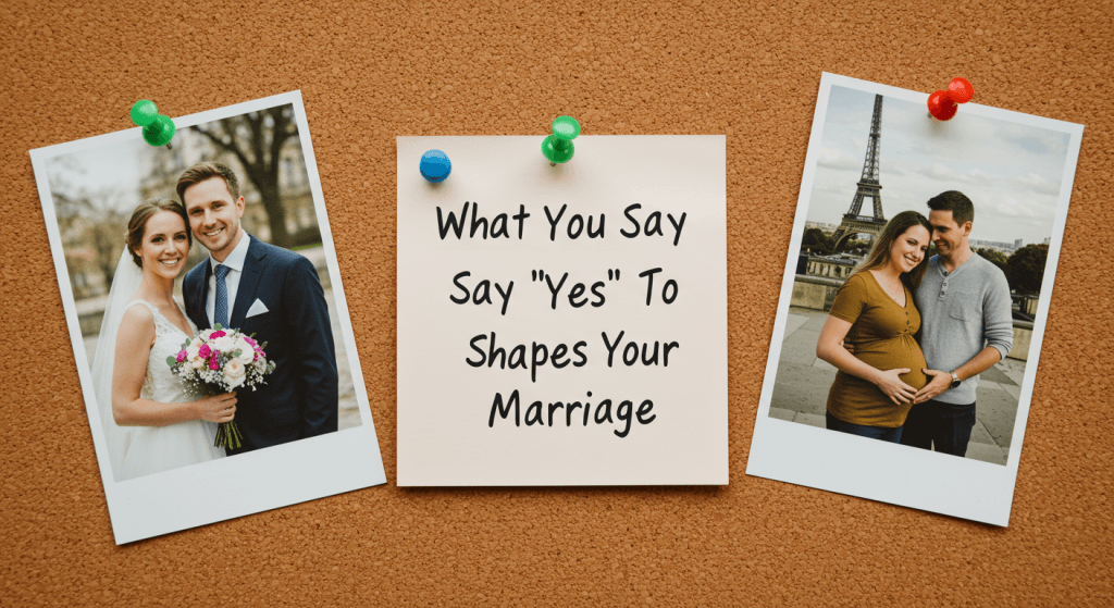 What You Say “Yes” To Shapes Your Marriage