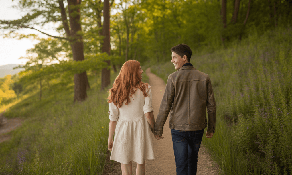 Married couple walking together, symbolizing unity and mutual respect in growth.