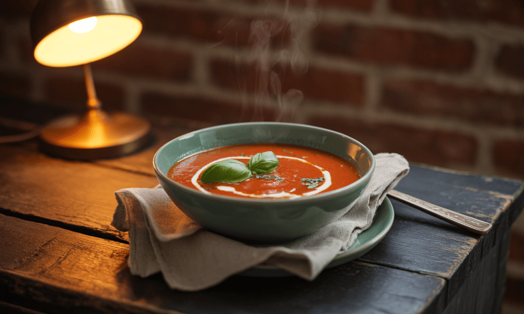 A hot bowl of lentil soup, symbolizing tempting but short-sighted decisions in marriage
