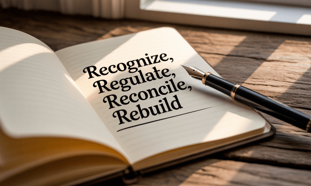 After the Storm framework-the Four R’s of repair and reconnection.