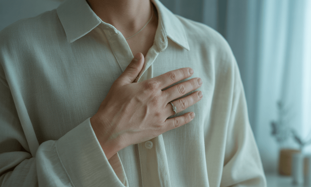 Using breath and body awareness to reset during hard moments.