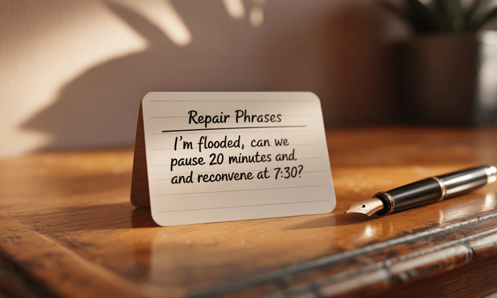 New conflict phrases-small language shifts that reset your marriage.