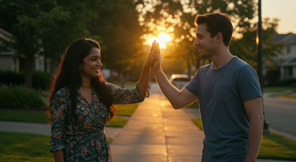 Arriving together—small, steady thrust beats everyday headwinds.