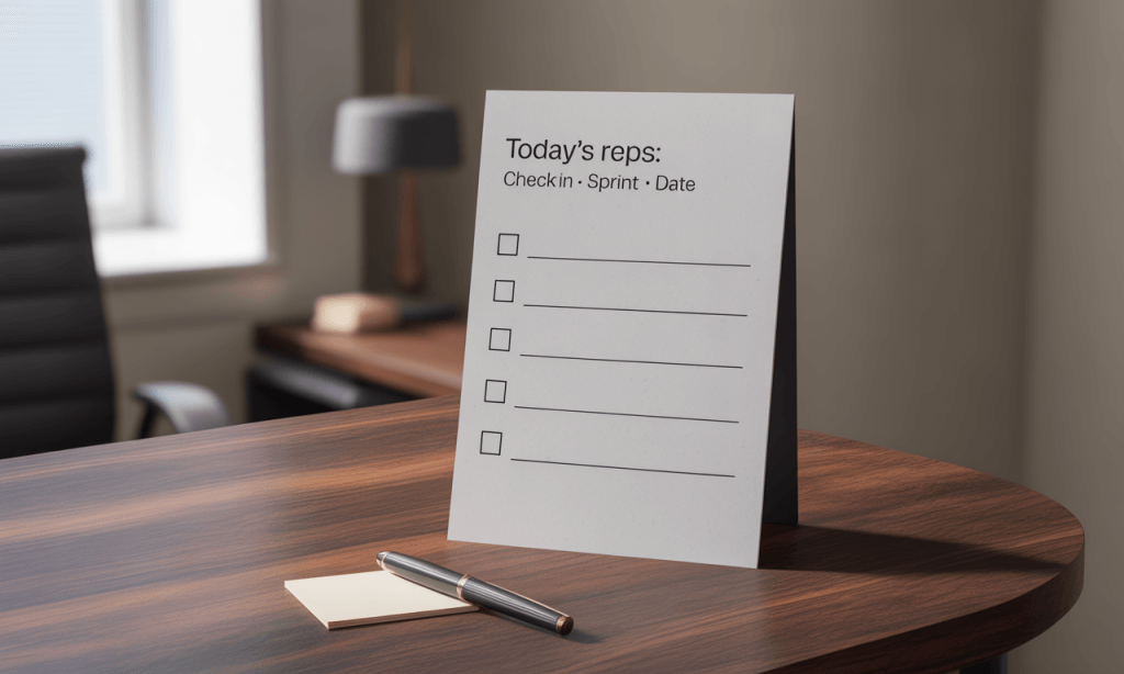 micro-commitments that put strength-building into action.