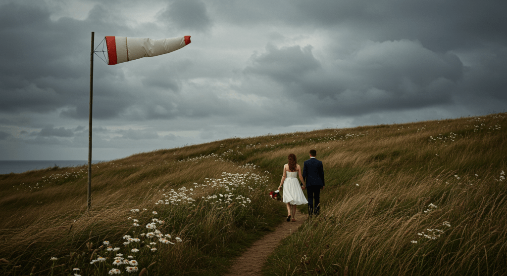 Walking together in crosswind-promises hold steady even when plans shift.