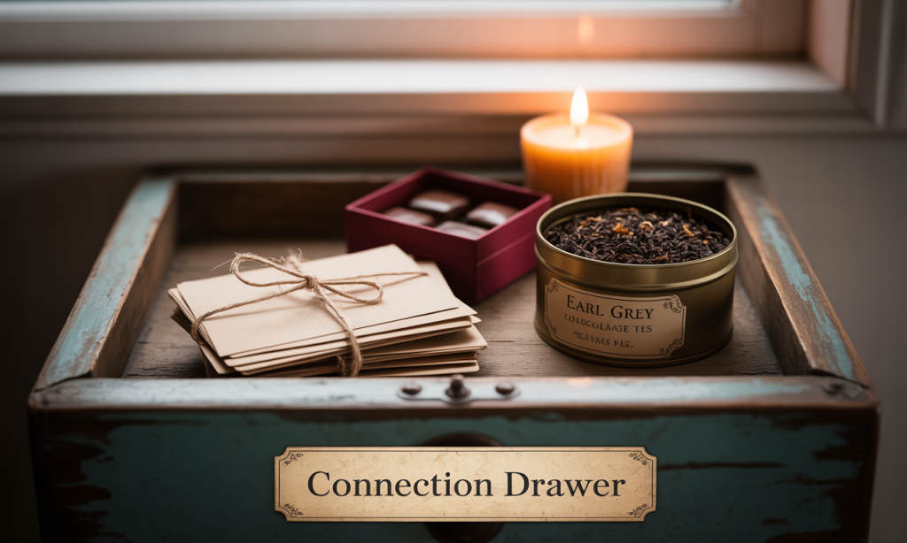 Connection drawer provides slack so redundancy feels easy, not forced.