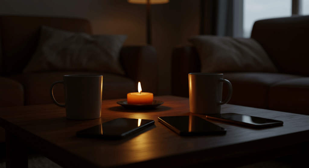 Quiet, dependable connection-weekly date night in its simplest form.