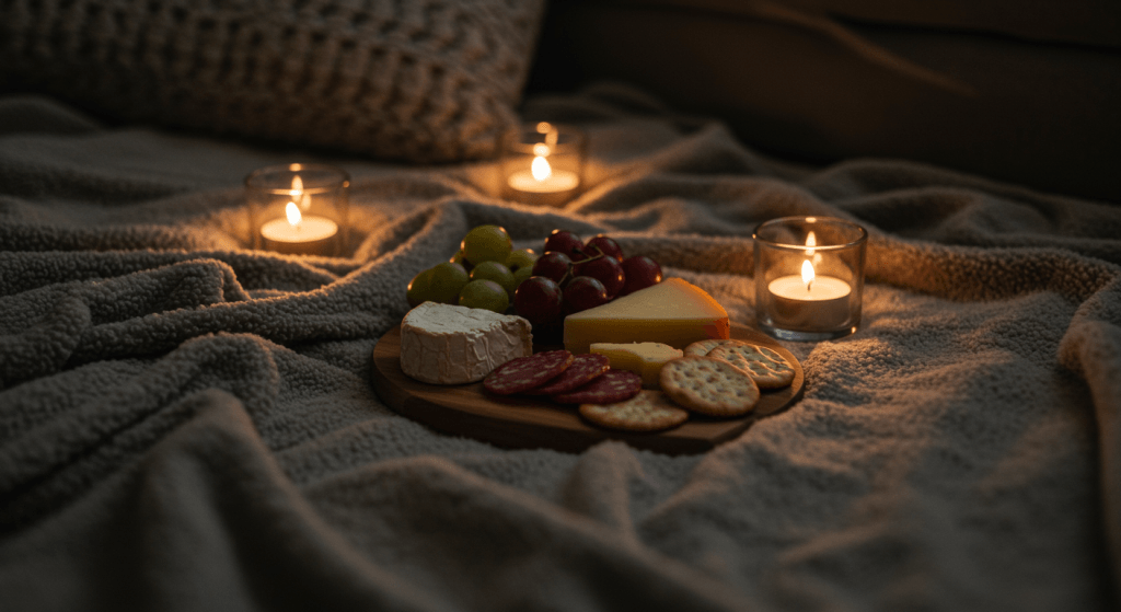 At-home picnic-Plan B that keeps the promise when Plan A falls through.
