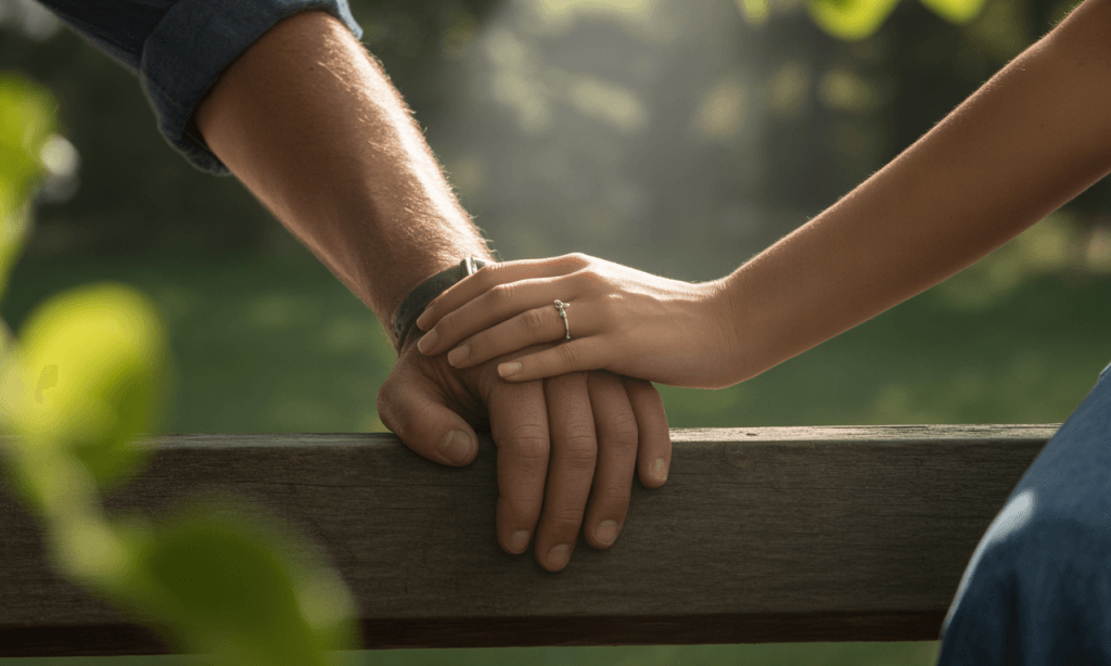 Courage over comfort-choosing connection over escape.