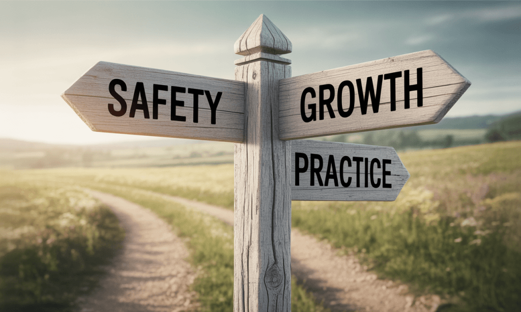 Directional pointers to next steps that integrate meaning with daily habits.