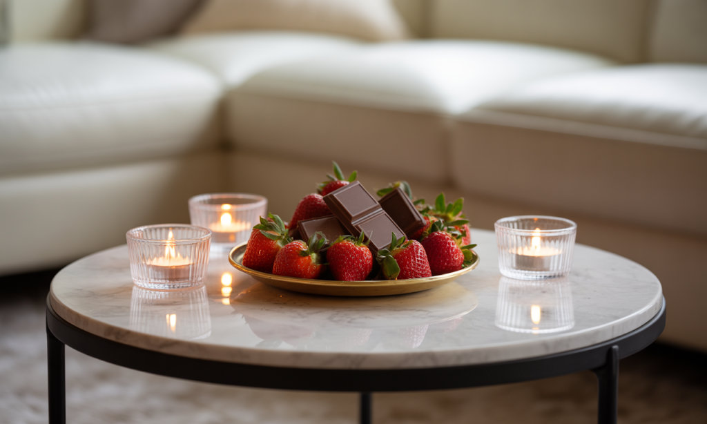 Rain date setup—at-home romance that doesn’t feel like a downgrade.
