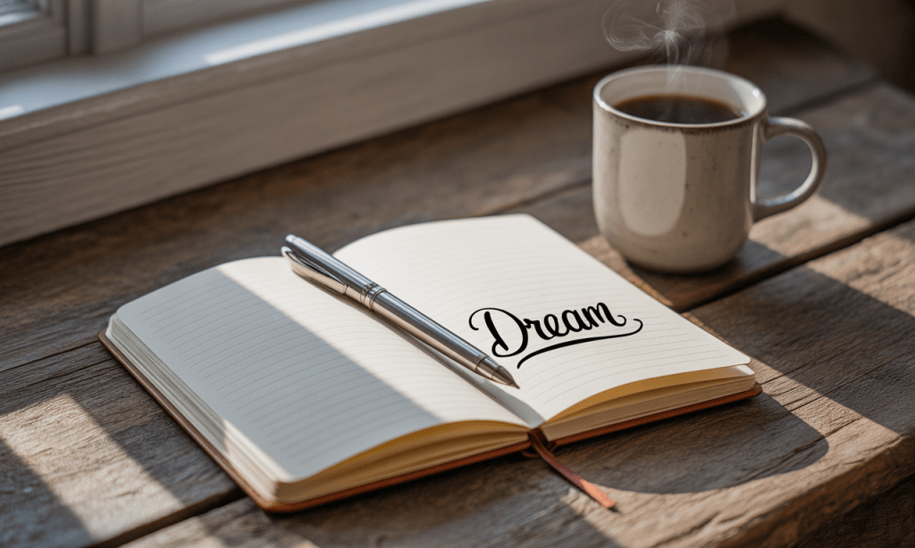 Gratitude journal open on a table, representing one small habit changing a marriage.