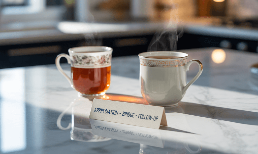 Good endings-rituals that make the next hard conversation easier to begin.