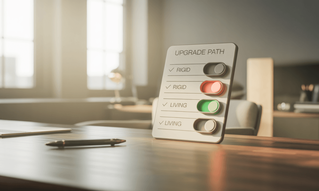 Evolution from emergency rules to reviewable agreements that protect and connect.