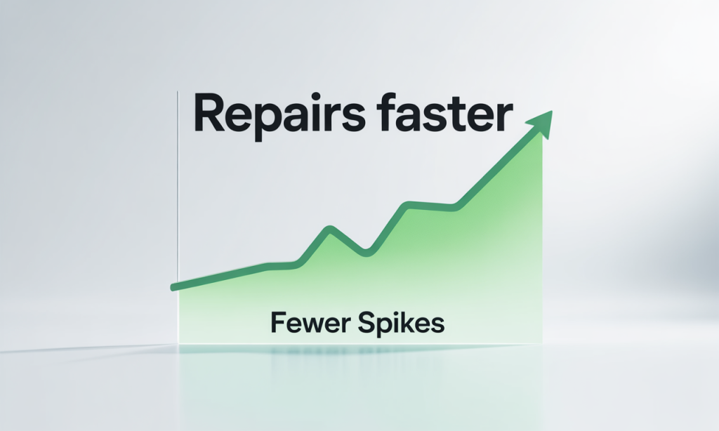 momentum chart showing calmer outcomes after retrain your feed changes