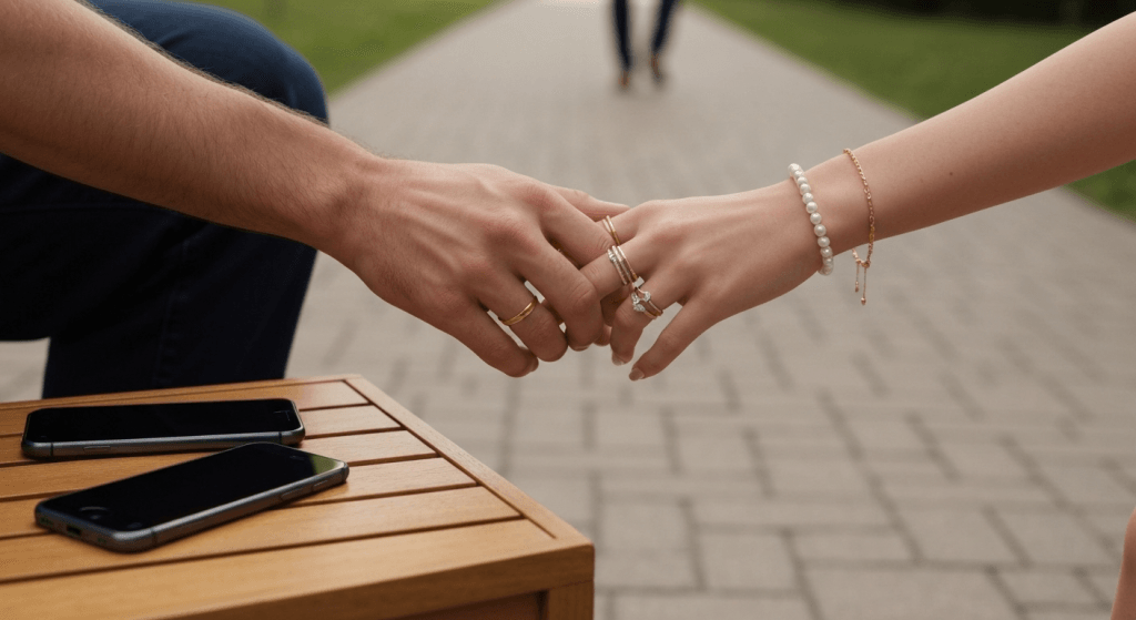 Real connection-simple, phone-free moments feed the fresh start.
