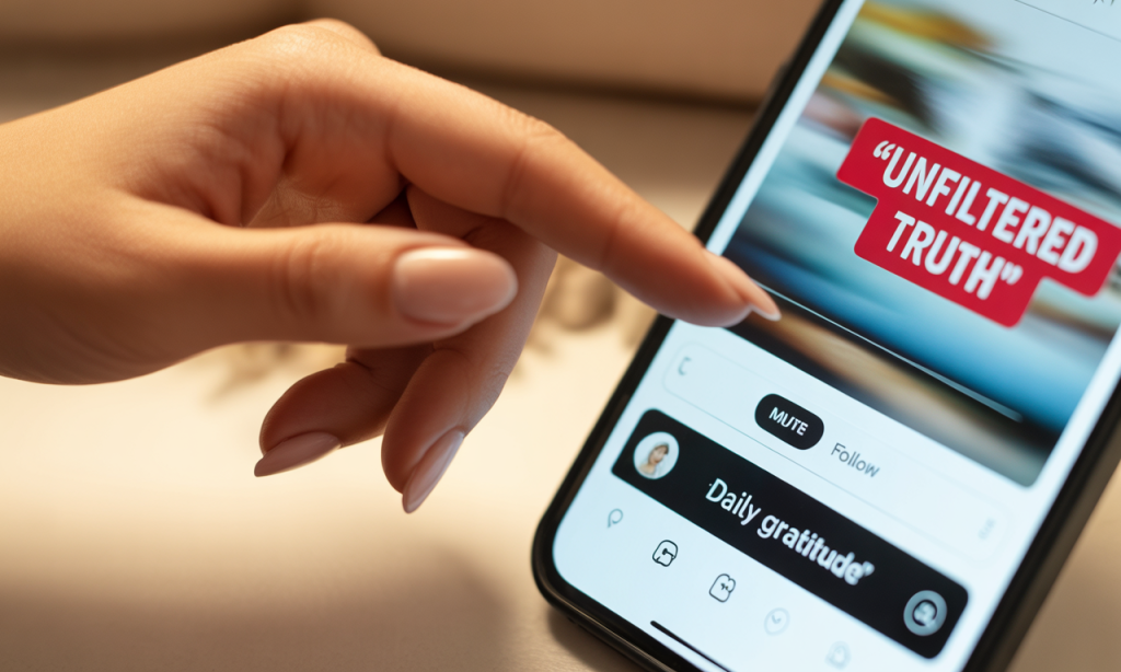 digital curation swapping outrage for gratitude to support calmer marriage conversations